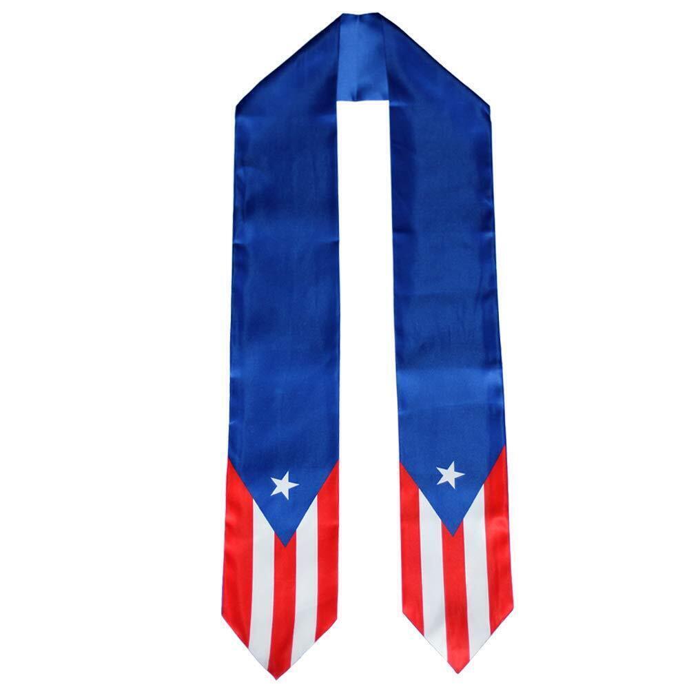 8239 Puerto Rico, Puerto Rican Flag Graduation Stole/Sash/Scarf